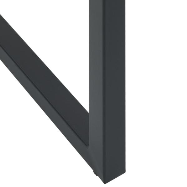 ARDEBO.de - 3-tlg. Gartenbar-Set Schwarz Pulverbeschichteter Stahl