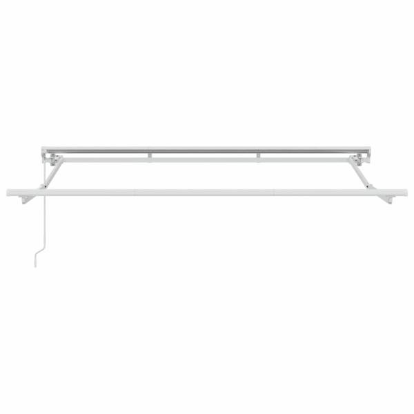 Einziehbare Markise Anthrazit und Weiß 250 x 200 cm