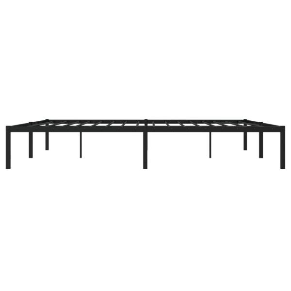 Bettgestell Metall Schwarz 200x200 cm