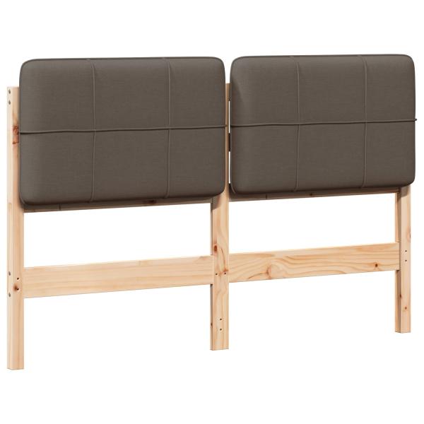 Gepolstertes Kopfteil mit Kopfteil Braun und Taupe 150 cm