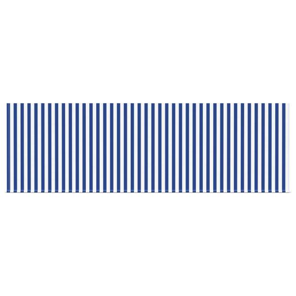 Einziehbare Markise Blau und Weiß 400 x 200 cm