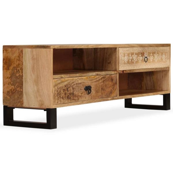 TV-Schrank Massivholz Mango 120x30x40 cm
