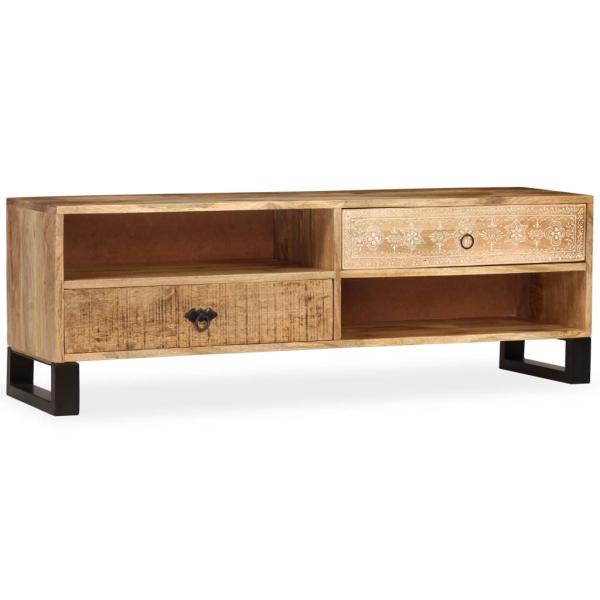 TV-Schrank Massivholz Mango 120x30x40 cm