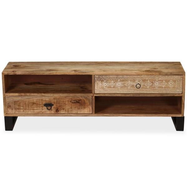 TV-Schrank Massivholz Mango 120x30x40 cm