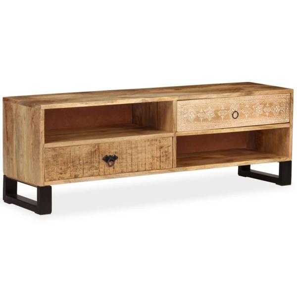 TV-Schrank Massivholz Mango 120x30x40 cm