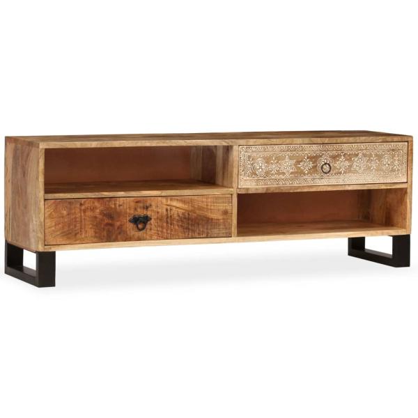 TV-Schrank Massivholz Mango 120x30x40 cm