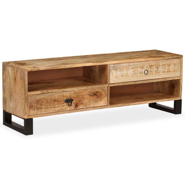 TV-Schrank Massivholz Mango 120x30x40 cm