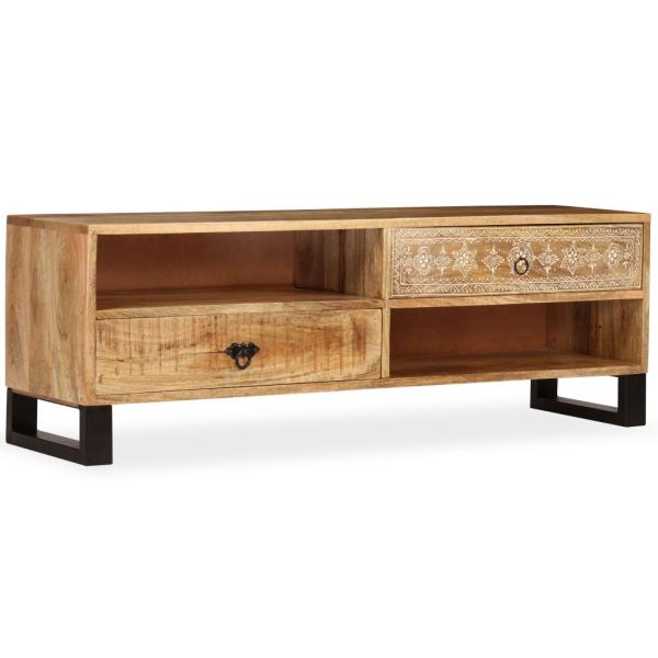 TV-Schrank Massivholz Mango 120x30x40 cm