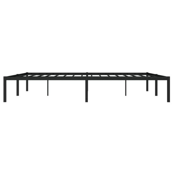 Bettgestell Metall Schwarz 183x213 cm