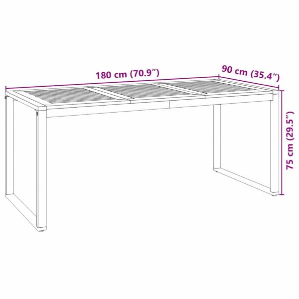 Garten Essgruppe 7 pcs Grau und Braun Poly-Rattan