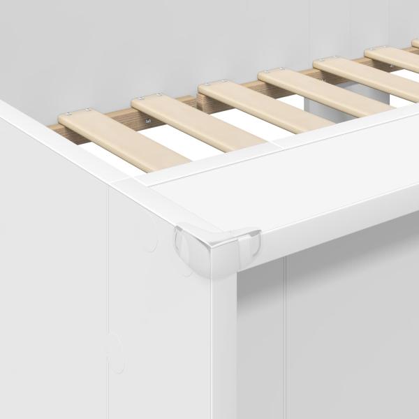 Etagenbett für Kinder Weiß 100 x 200 cm Holzwerkstoff