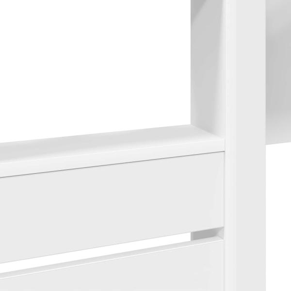 Etagenbett für Kinder Weiß 100 x 200 cm Holzwerkstoff