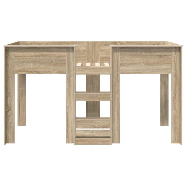 Etagenbett für Kinder Sonoma-Eiche 100 x 200 cm Holzwerkstoff