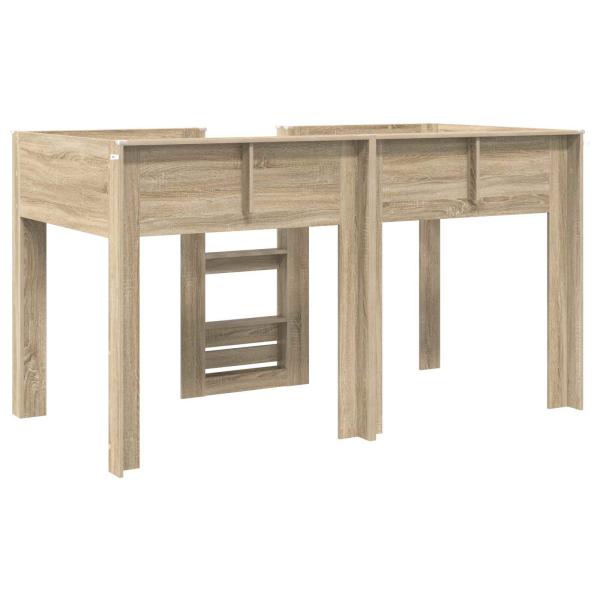 Etagenbett für Kinder Sonoma-Eiche 100 x 200 cm Holzwerkstoff