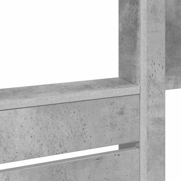 Etagenbett für Kinder Beton Grau 100 x 200 cm Holzwerkstoff