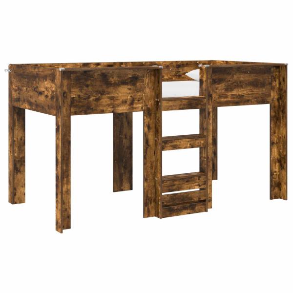 Etagenbett für Kinder Geräucherte Eiche 100 x 200 cm