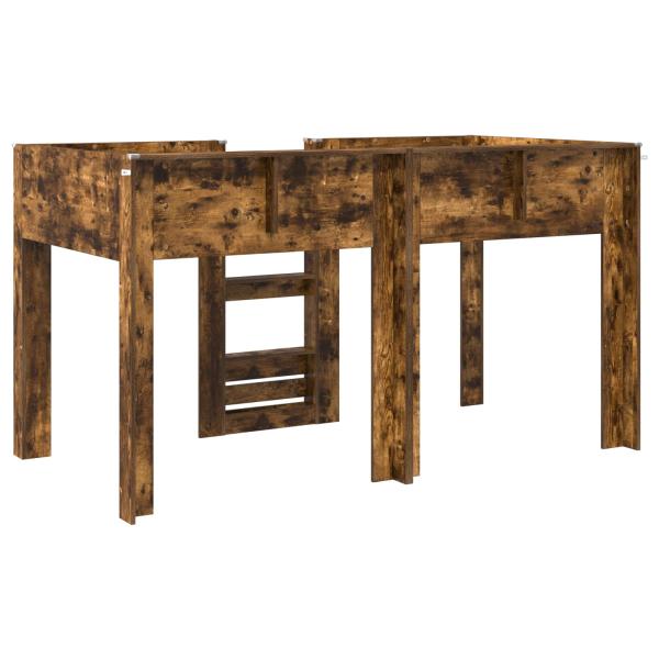 Etagenbett für Kinder Geräucherte Eiche 100 x 200 cm