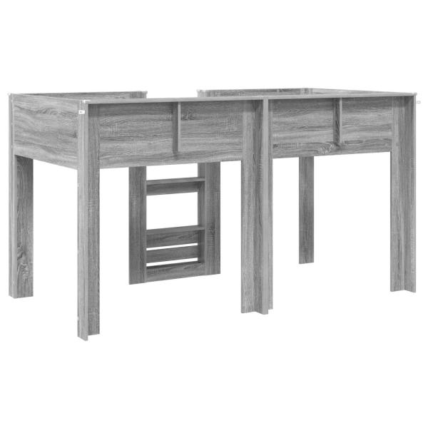 ARDEBO.de - Etagenbett für Kinder Graues Sonoma 100 x 200 cm Holzwerkstoff