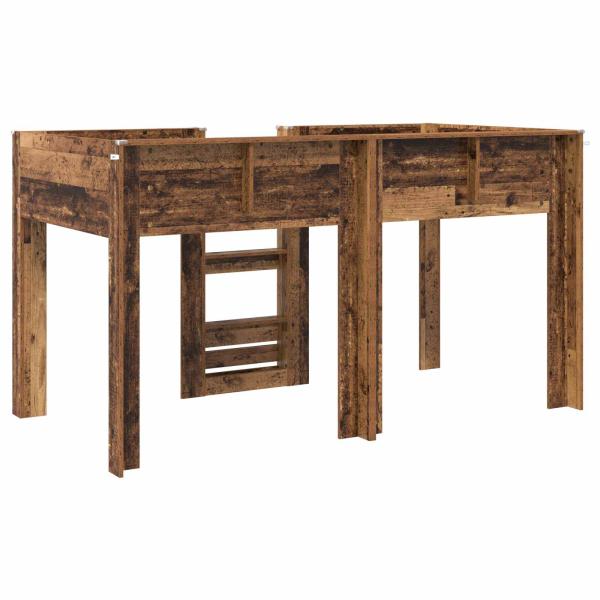 Etagenbett für Kinder Altholz 100 x 200 cm Holzwerkstoff
