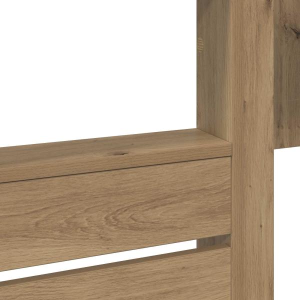 ARDEBO.de - Etagenbett für Kinder Artisan-Eiche 100 x 200 cm Holzwerkstoff