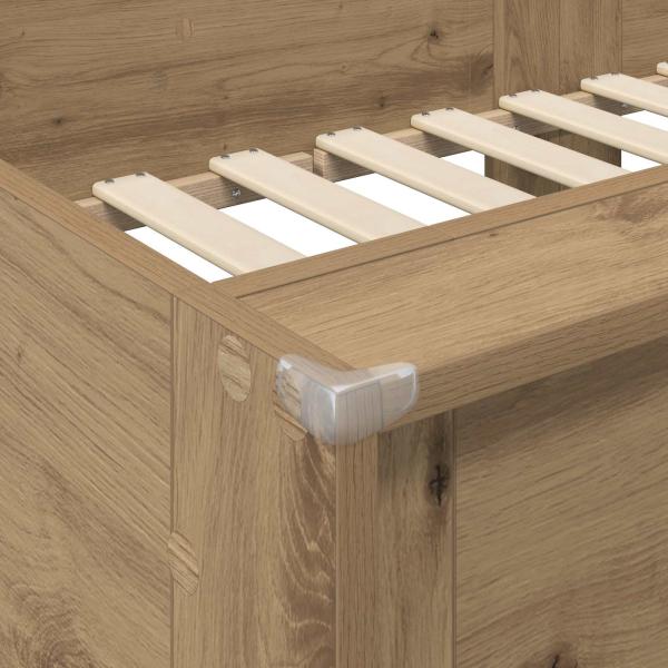 Etagenbett für Kinder Artisan-Eiche 100 x 200 cm Holzwerkstoff