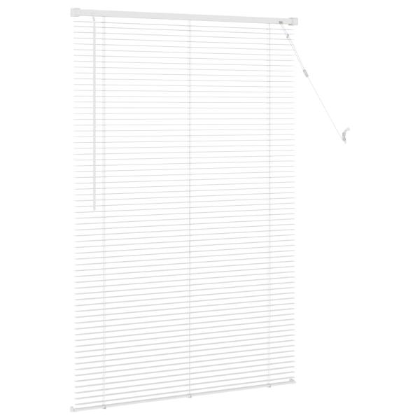 Venetianer Jalousie Verstellbar Weiß 150 x 70 cm PVC