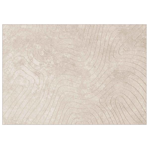 Bereichsteppiche HUARTE Beige 200 x 140 cm Polyester