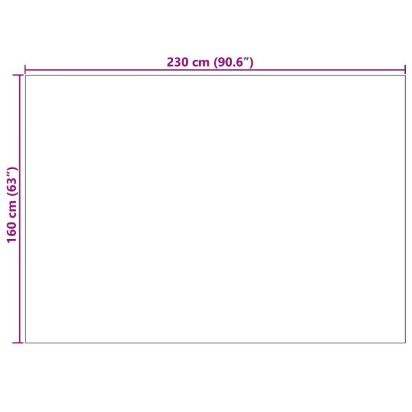 Bereichsteppiche HUARTE Beige 230 x 160 cm Polyester