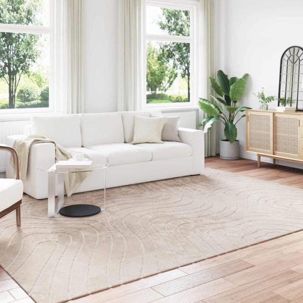 ARDEBO.de - Bereichsteppiche HUARTE Beige 340 x 240 cm Polyester