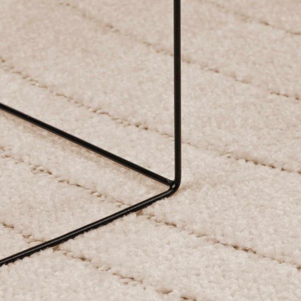 Bereichsteppiche Quadratisch HUARTE Beige 120 x 120 cm