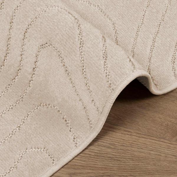 Bereichsteppiche Quadratisch HUARTE Beige 240 x 240 cm