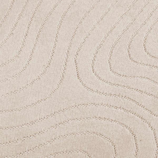 Bereichsteppiche Rund HUARTE Beige Ø 160 CM Polyester