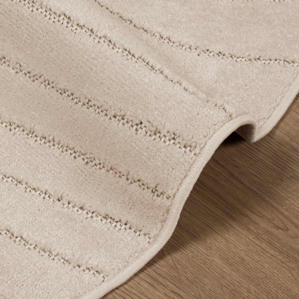 Bereichsteppiche Rund HUARTE Beige Ø 200 CM Polyester