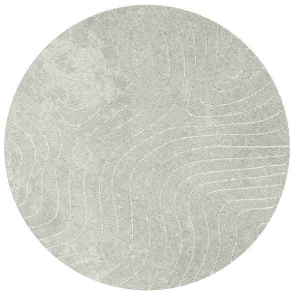 Bereichsteppiche Rund HUARTE Grün Ø 200 CM Polyester