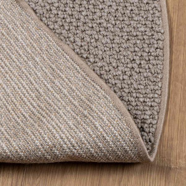 Bereichsteppiche Rund HUARTE Taupe Ø 120 CM Polyester