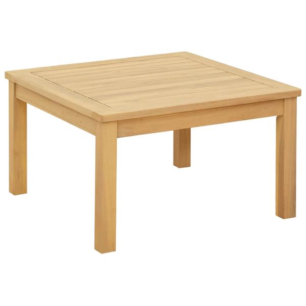 ARDEBO.de - Couchtisch Helles Akazienholz 60 x 60 x 36 cm Massivholz Akazie