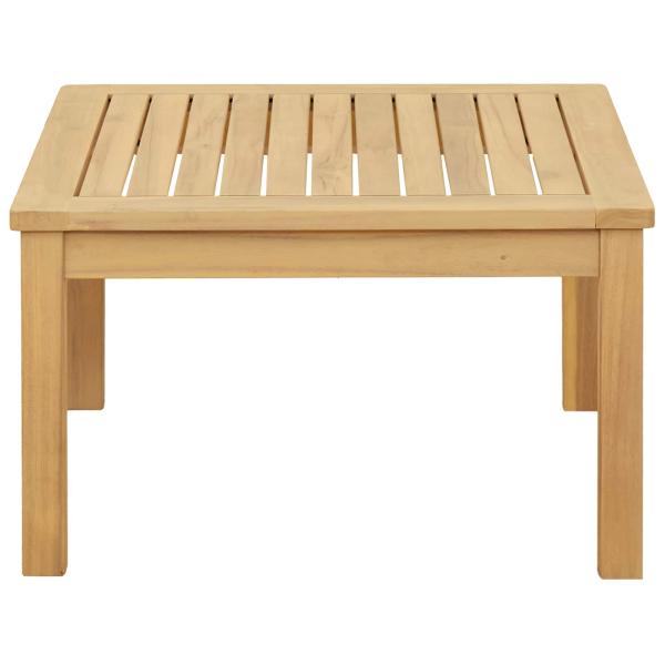Couchtisch Helles Akazienholz 60 x 60 x 36 cm Massivholz Akazie