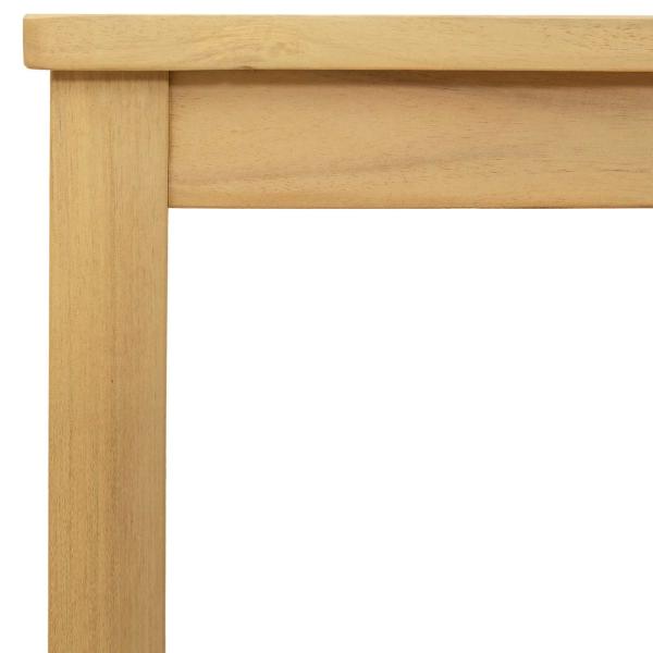 Couchtisch Helles Akazienholz 60 x 60 x 36 cm Massivholz Akazie