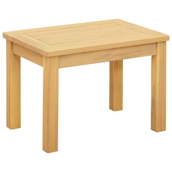 ARDEBO.de - Couchtisch Helles Akazienholz 50 x 35 x 36 cm Massivholz Akazie