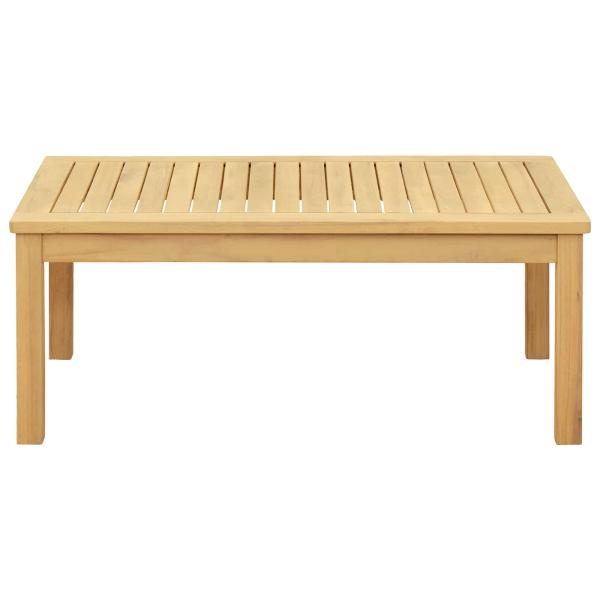 Couchtisch Helles Akazienholz 90 x 50 x 36 cm Massivholz Akazie