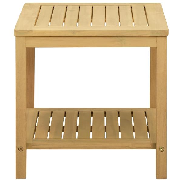 Beistelltisch Öl-Natur 45 x 45 x 45 cm Massivholz Akazie