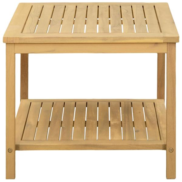 Beistelltisch Öl-Natur 50 x 35 x 45 cm Massivholz Akazie