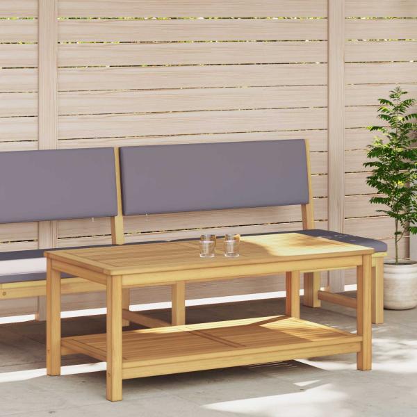 Beistelltisch Öl-Natur 110 x 55 x 45 cm Massivholz Akazie