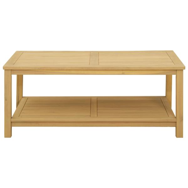 Beistelltisch Öl-Natur 110 x 55 x 45 cm Massivholz Akazie