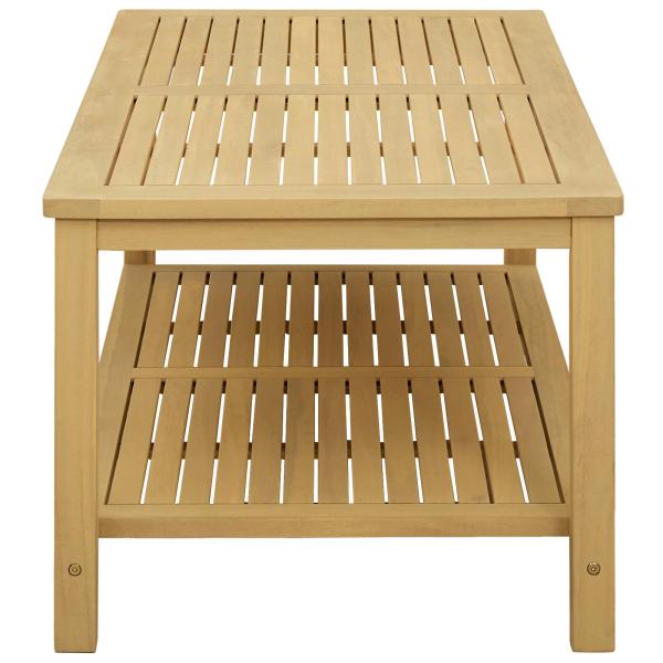 Beistelltisch Öl-Natur 110 x 55 x 45 cm Massivholz Akazie