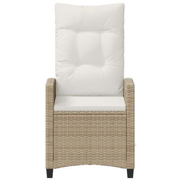 Gartenstuhl 2 pcs Beige und Creme 56 x 60 x 112 cm