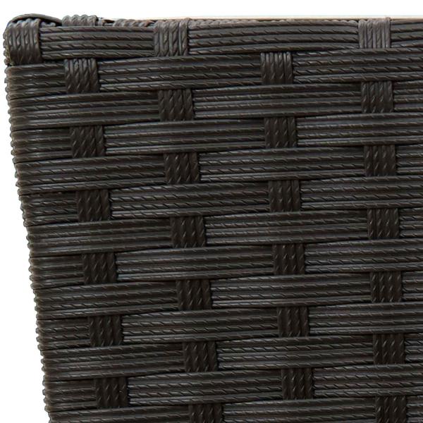 Set für Outdoor 3 pcs Schwarz Metall