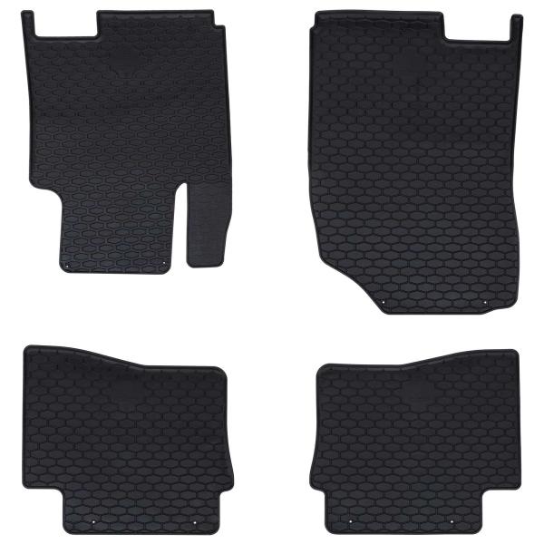 ARDEBO.de - Autofußmatte 4 pcs Schwarz geeignet für HYUNDAI i20 2014-2019