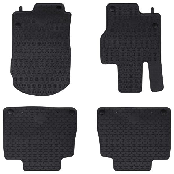 ARDEBO.de - Autofußmatte 4 pcs Schwarz geeignet für MB GLE , GLS TPE