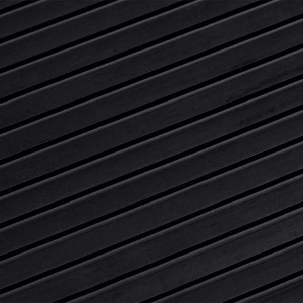 ARDEBO.de - Autofußmatte 4 pcs Schwarz Gummi